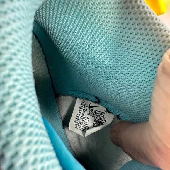 Nike Dunk High Retro Men Size 10.5 DD1399 401 Blue Chill White Training Shoes - Picture 10 of 11